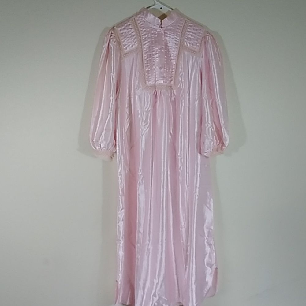 Vintage Elise Stevens Flannl Hause Dress Size 16 Approximately Nightgown